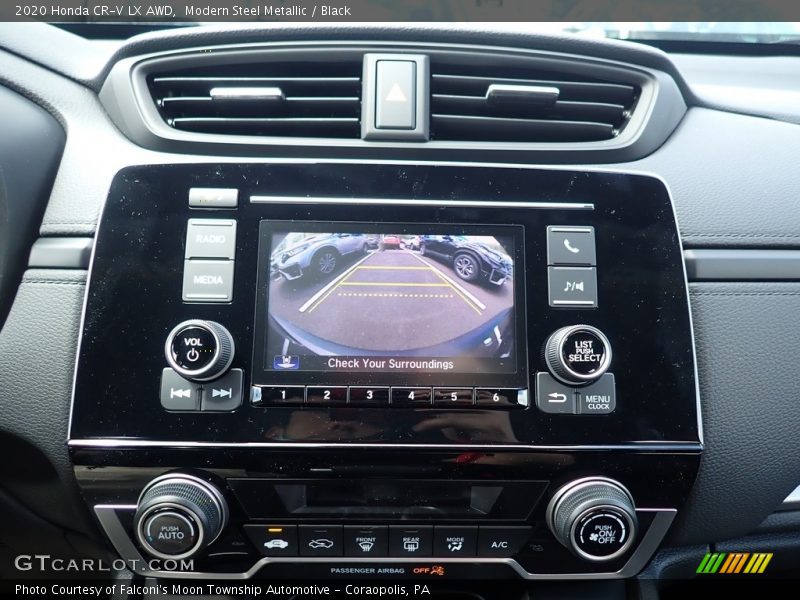 Modern Steel Metallic / Black 2020 Honda CR-V LX AWD