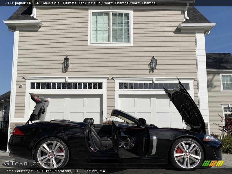 Ultimate Black Metallic / Warm Charcoal/Warm Charcoal 2011 Jaguar XK XKR Convertible