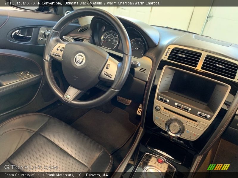Ultimate Black Metallic / Warm Charcoal/Warm Charcoal 2011 Jaguar XK XKR Convertible