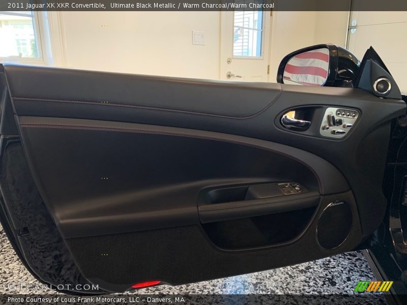 Ultimate Black Metallic / Warm Charcoal/Warm Charcoal 2011 Jaguar XK XKR Convertible