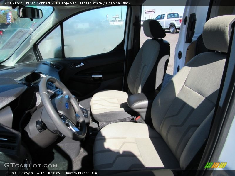 Frozen White / Charcoal Black 2016 Ford Transit Connect XLT Cargo Van