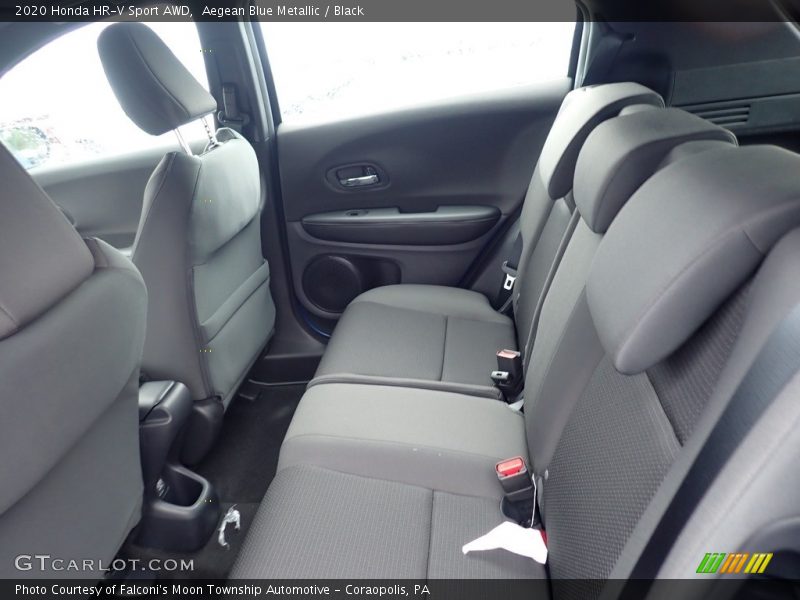 Aegean Blue Metallic / Black 2020 Honda HR-V Sport AWD