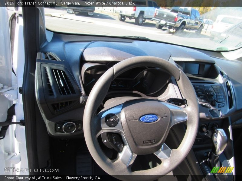 Frozen White / Charcoal Black 2016 Ford Transit Connect XLT Cargo Van