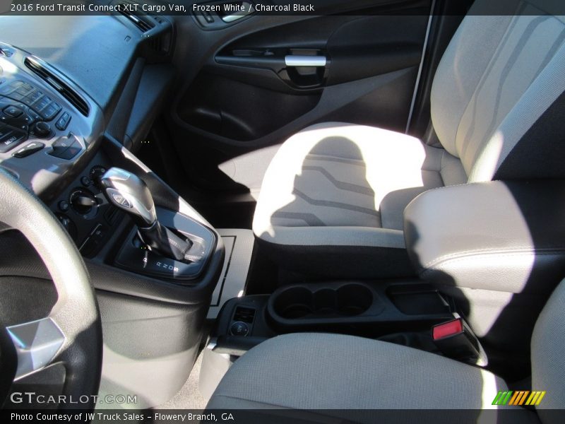 Frozen White / Charcoal Black 2016 Ford Transit Connect XLT Cargo Van