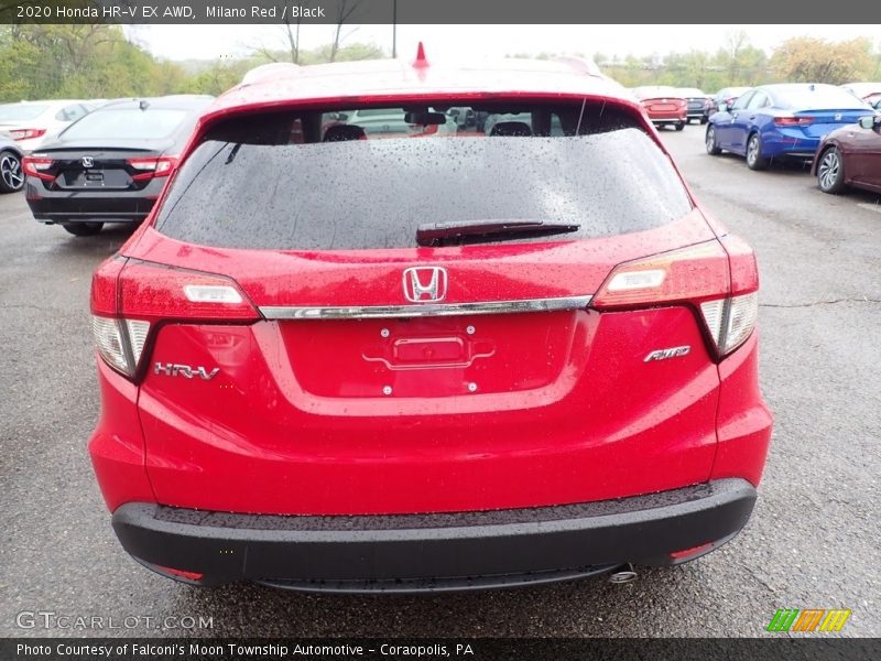 Milano Red / Black 2020 Honda HR-V EX AWD