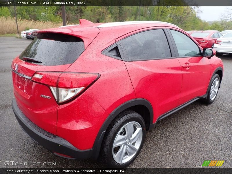 Milano Red / Black 2020 Honda HR-V EX AWD