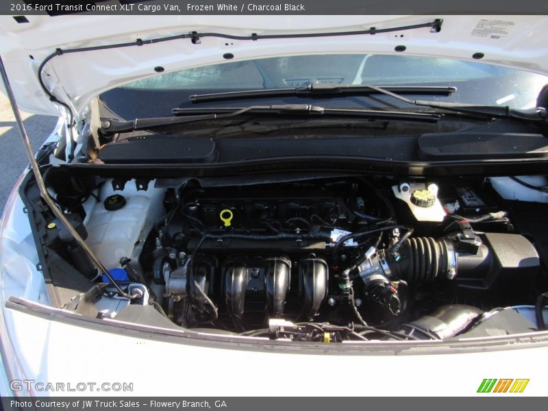 Frozen White / Charcoal Black 2016 Ford Transit Connect XLT Cargo Van