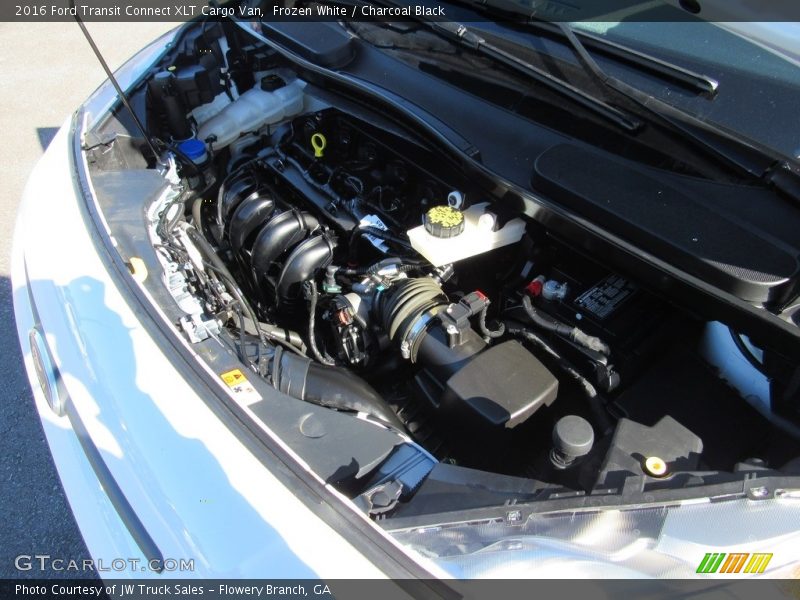 Frozen White / Charcoal Black 2016 Ford Transit Connect XLT Cargo Van
