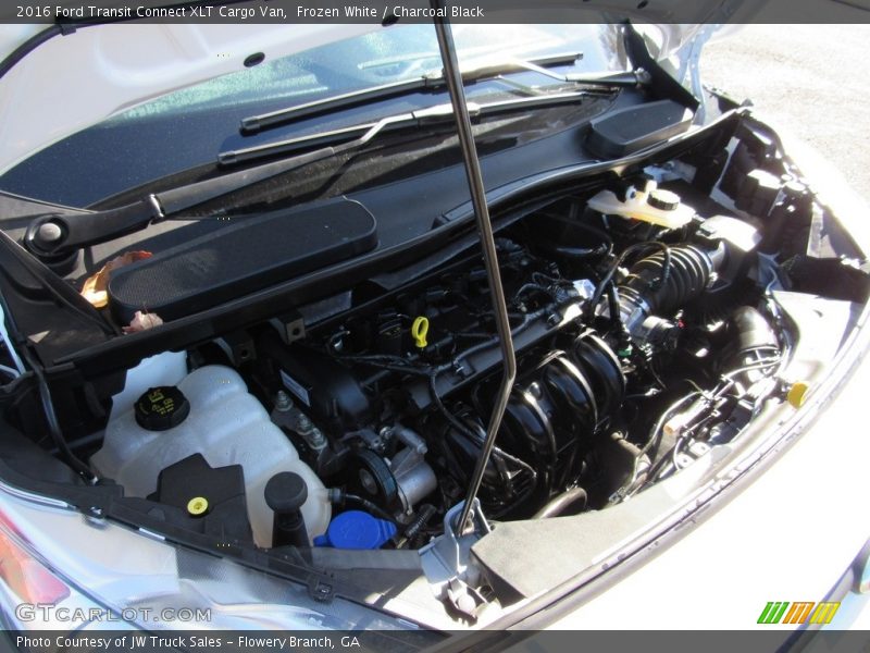 Frozen White / Charcoal Black 2016 Ford Transit Connect XLT Cargo Van