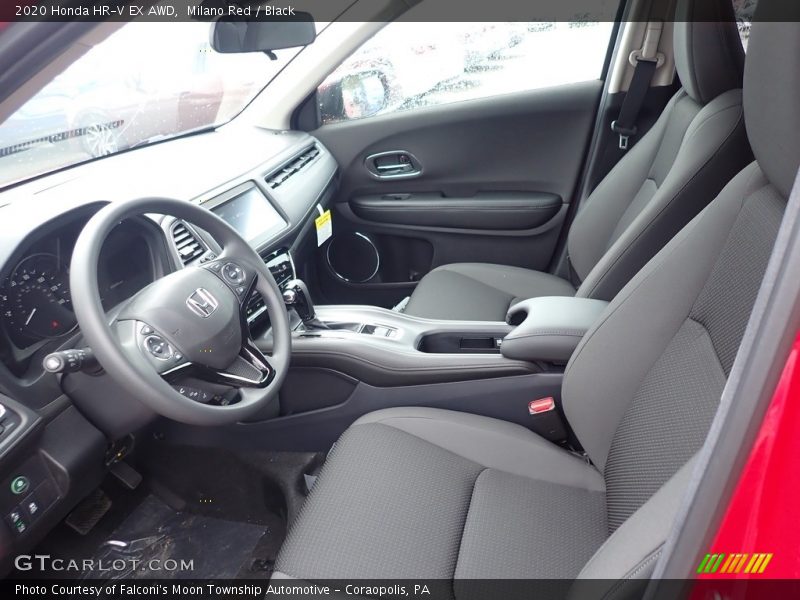 Milano Red / Black 2020 Honda HR-V EX AWD