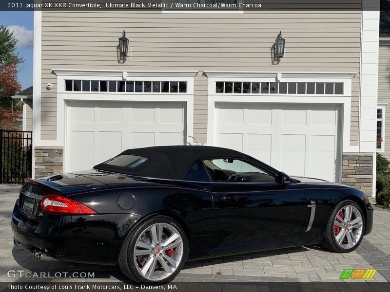 Ultimate Black Metallic / Warm Charcoal/Warm Charcoal 2011 Jaguar XK XKR Convertible