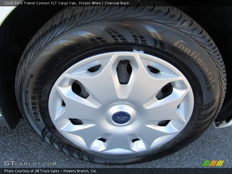 Frozen White / Charcoal Black 2016 Ford Transit Connect XLT Cargo Van