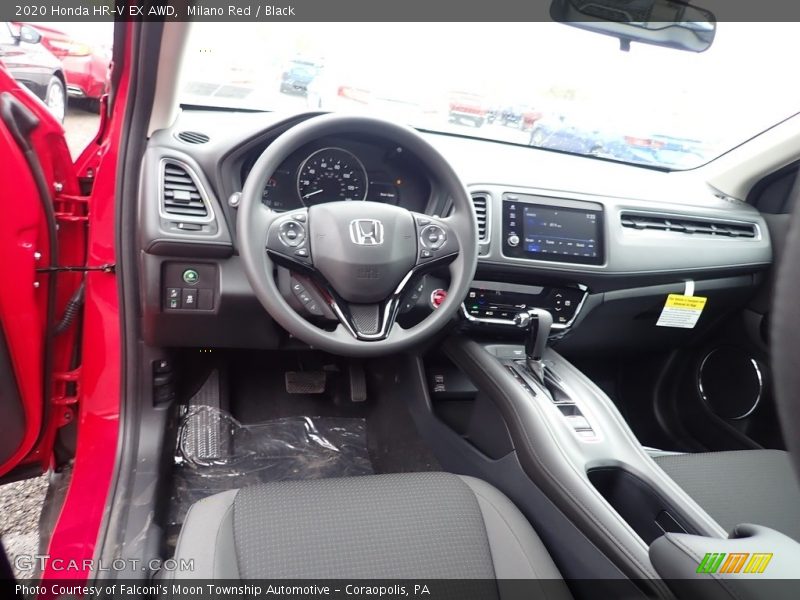 Milano Red / Black 2020 Honda HR-V EX AWD