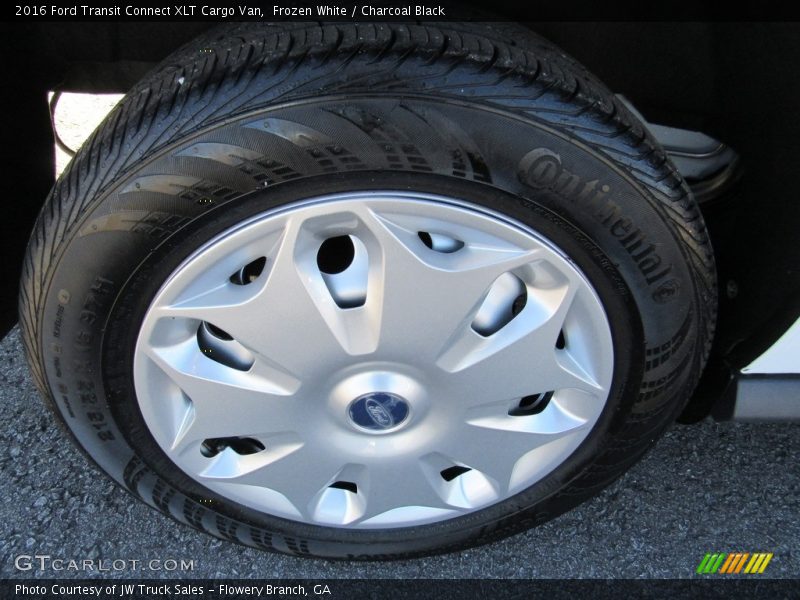 Frozen White / Charcoal Black 2016 Ford Transit Connect XLT Cargo Van