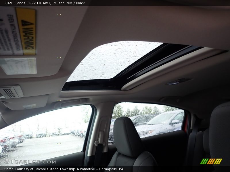 Milano Red / Black 2020 Honda HR-V EX AWD