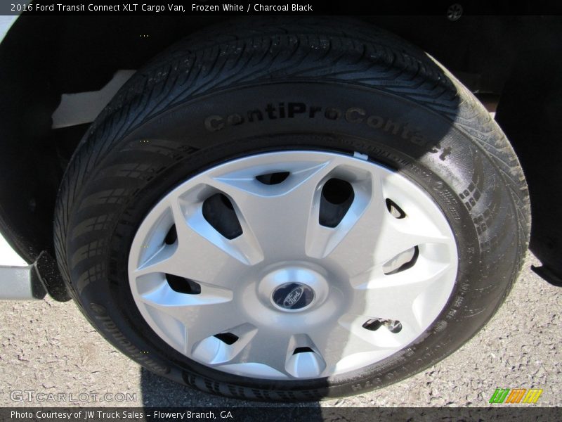 Frozen White / Charcoal Black 2016 Ford Transit Connect XLT Cargo Van