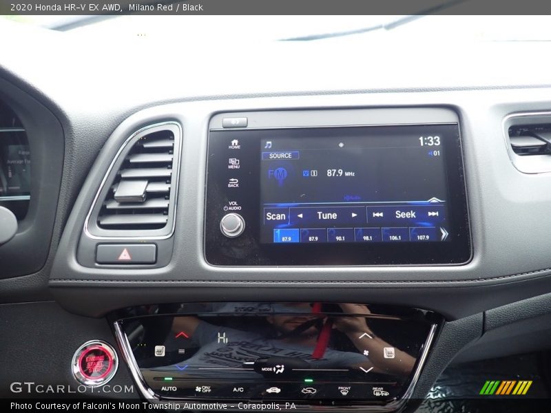 Milano Red / Black 2020 Honda HR-V EX AWD