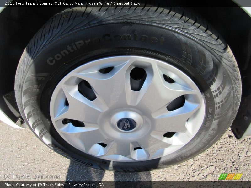Frozen White / Charcoal Black 2016 Ford Transit Connect XLT Cargo Van