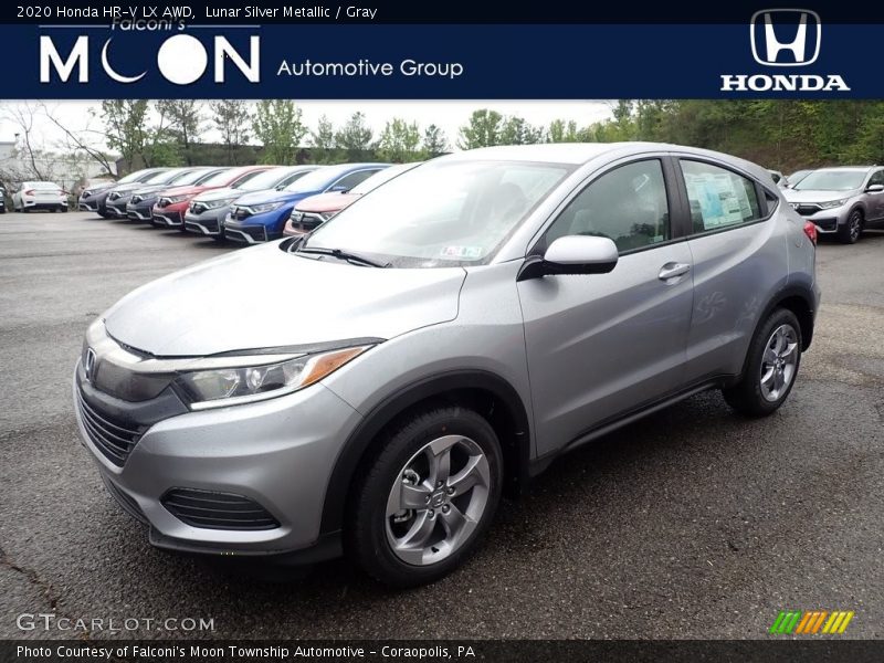 Lunar Silver Metallic / Gray 2020 Honda HR-V LX AWD