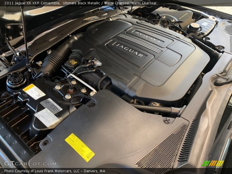 Ultimate Black Metallic / Warm Charcoal/Warm Charcoal 2011 Jaguar XK XKR Convertible