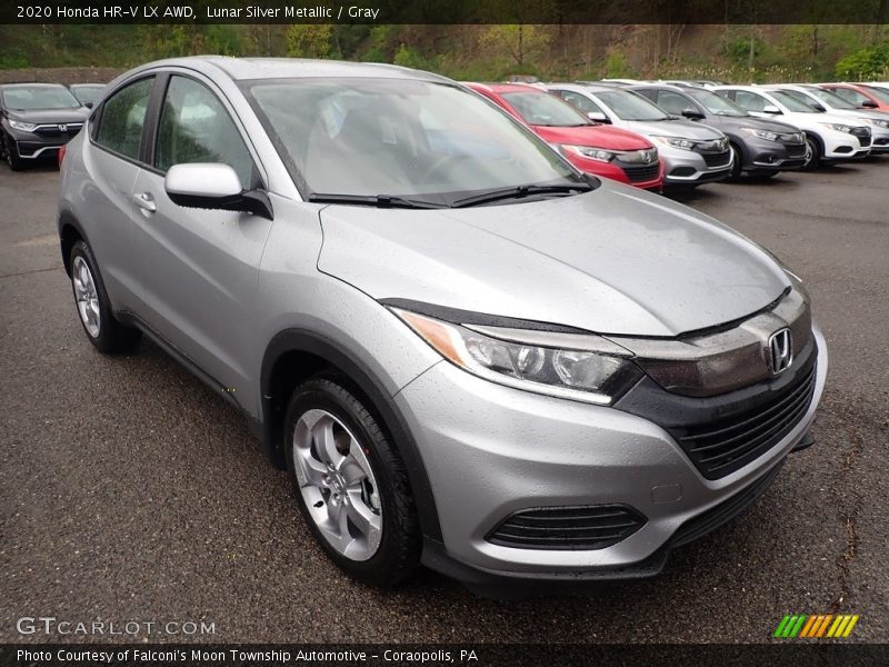 Lunar Silver Metallic / Gray 2020 Honda HR-V LX AWD