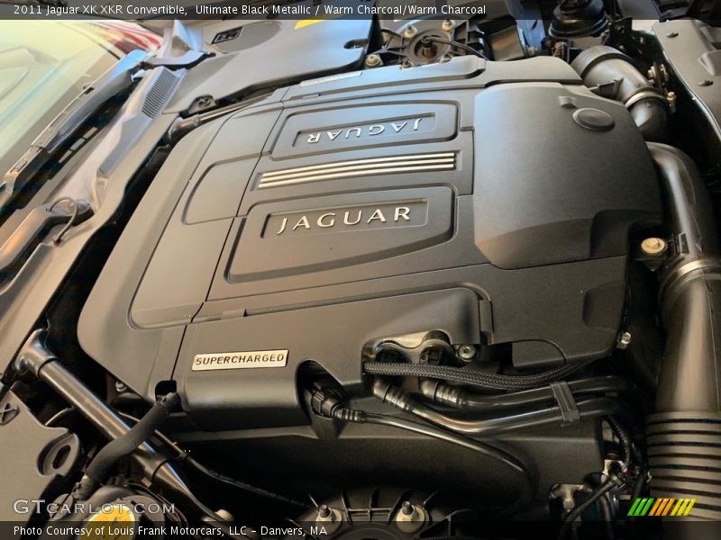 Ultimate Black Metallic / Warm Charcoal/Warm Charcoal 2011 Jaguar XK XKR Convertible