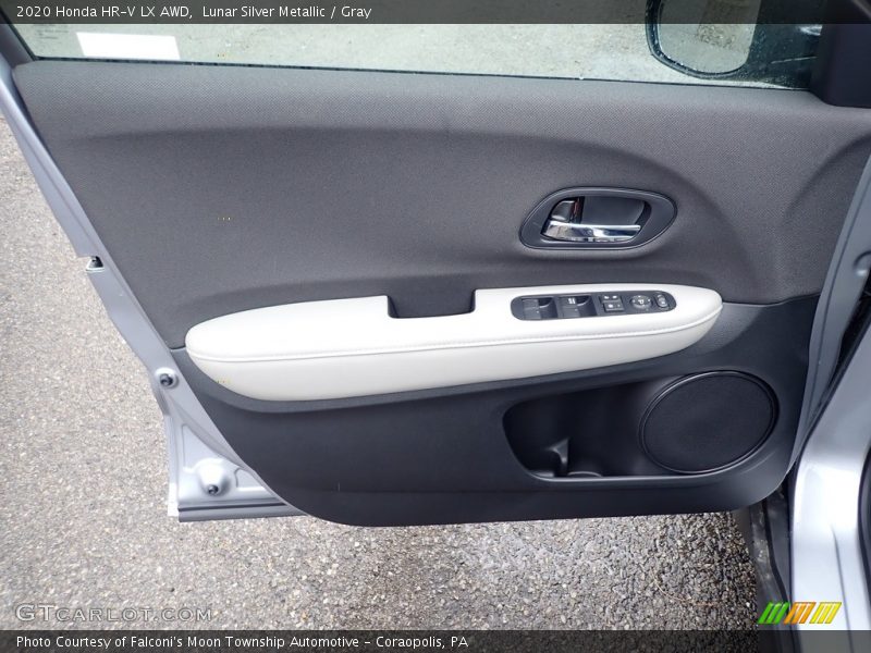 Lunar Silver Metallic / Gray 2020 Honda HR-V LX AWD