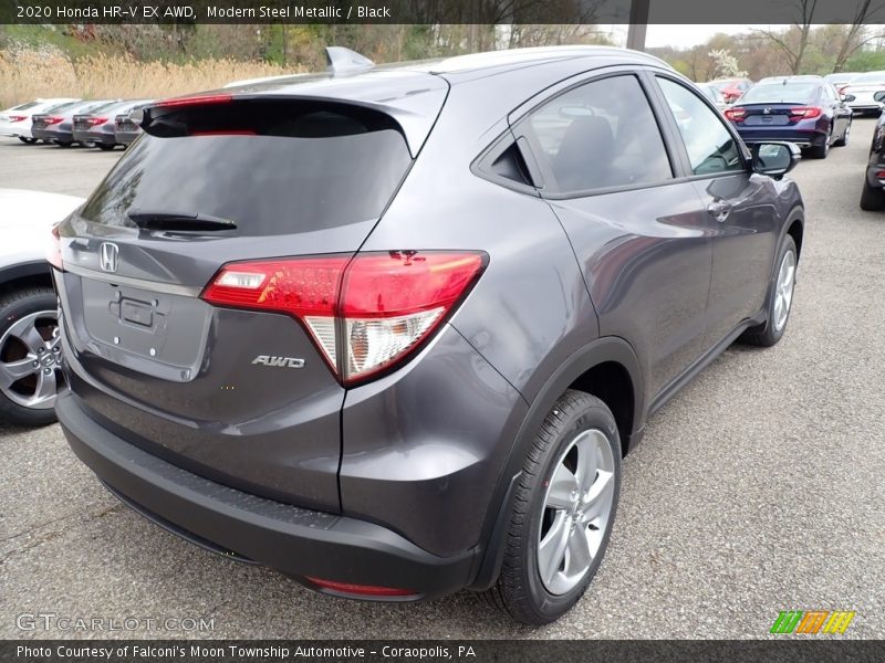 Modern Steel Metallic / Black 2020 Honda HR-V EX AWD