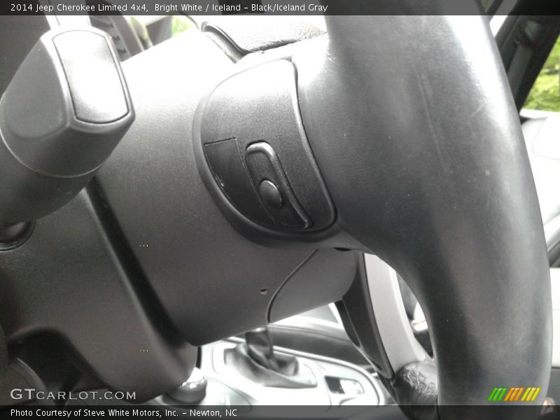 Bright White / Iceland - Black/Iceland Gray 2014 Jeep Cherokee Limited 4x4