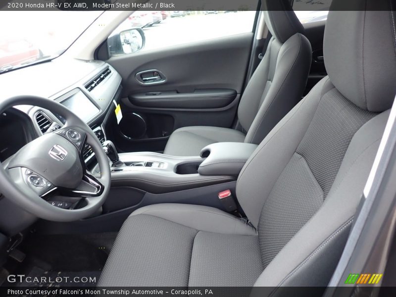 Modern Steel Metallic / Black 2020 Honda HR-V EX AWD