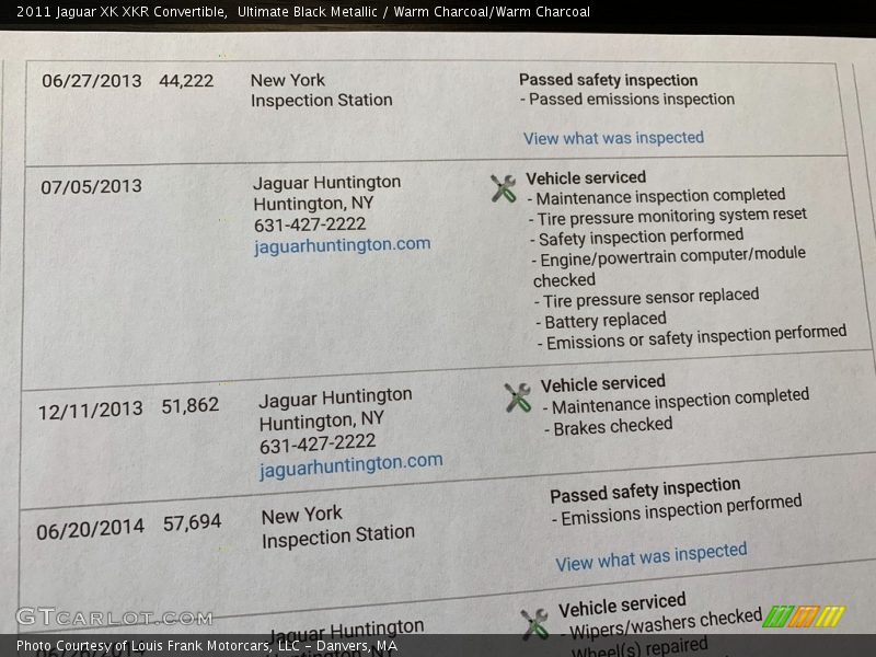 Ultimate Black Metallic / Warm Charcoal/Warm Charcoal 2011 Jaguar XK XKR Convertible