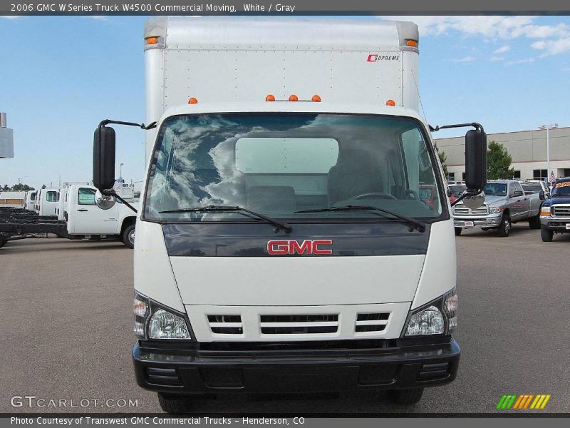 White / Gray 2006 GMC W Series Truck W4500 Commercial Moving