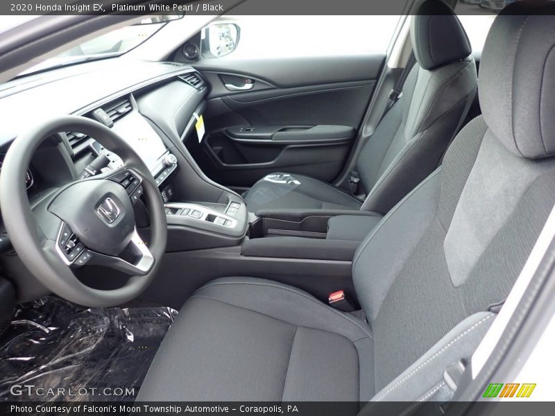 Platinum White Pearl / Black 2020 Honda Insight EX