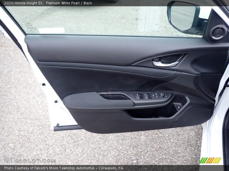Platinum White Pearl / Black 2020 Honda Insight EX