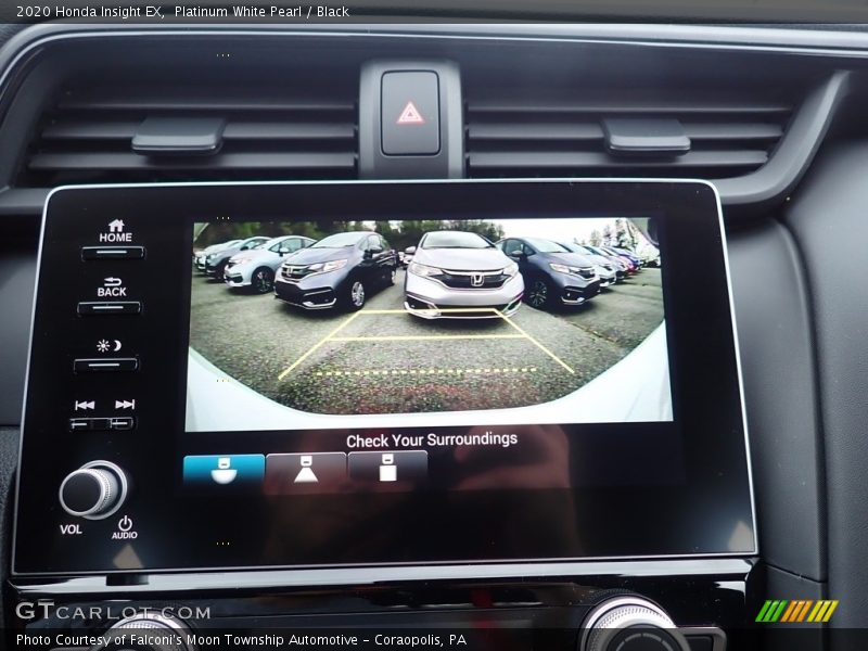 Platinum White Pearl / Black 2020 Honda Insight EX