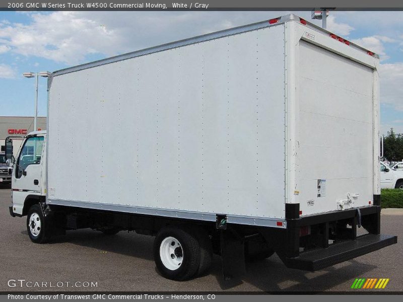 White / Gray 2006 GMC W Series Truck W4500 Commercial Moving