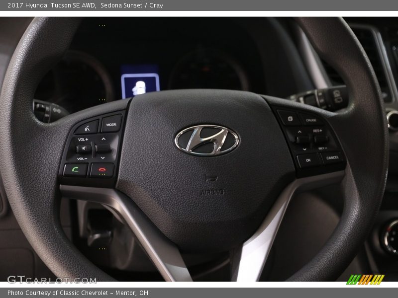 Sedona Sunset / Gray 2017 Hyundai Tucson SE AWD