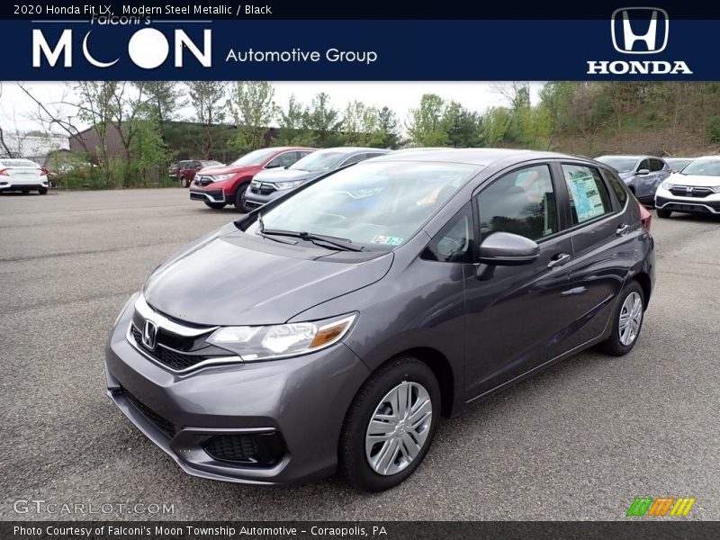 Modern Steel Metallic / Black 2020 Honda Fit LX