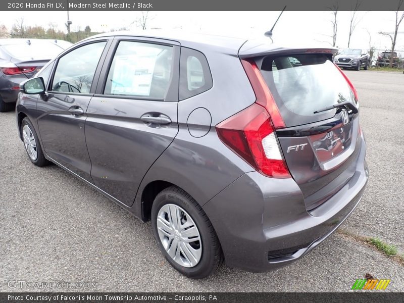 Modern Steel Metallic / Black 2020 Honda Fit LX
