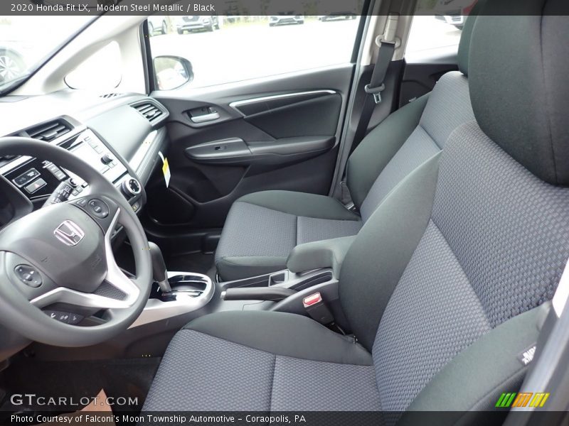 Modern Steel Metallic / Black 2020 Honda Fit LX