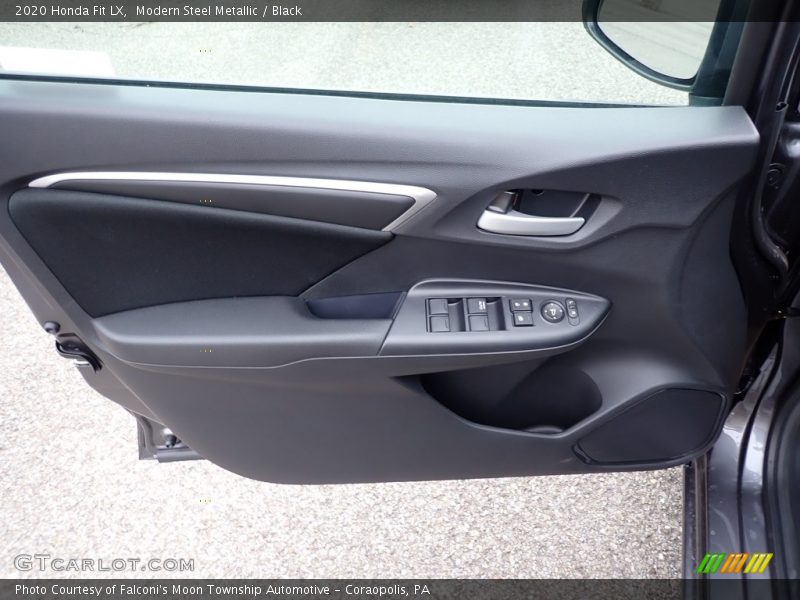 Modern Steel Metallic / Black 2020 Honda Fit LX
