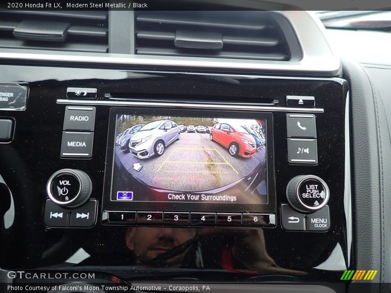 Modern Steel Metallic / Black 2020 Honda Fit LX