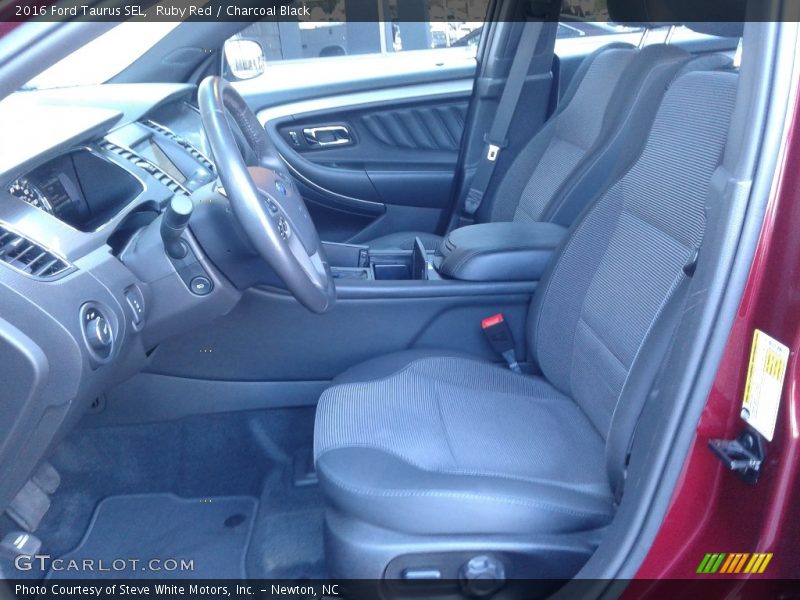 Ruby Red / Charcoal Black 2016 Ford Taurus SEL