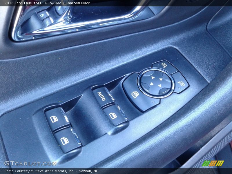 Ruby Red / Charcoal Black 2016 Ford Taurus SEL