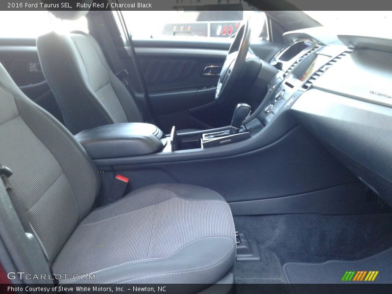 Ruby Red / Charcoal Black 2016 Ford Taurus SEL