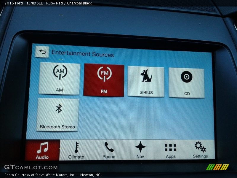 Ruby Red / Charcoal Black 2016 Ford Taurus SEL