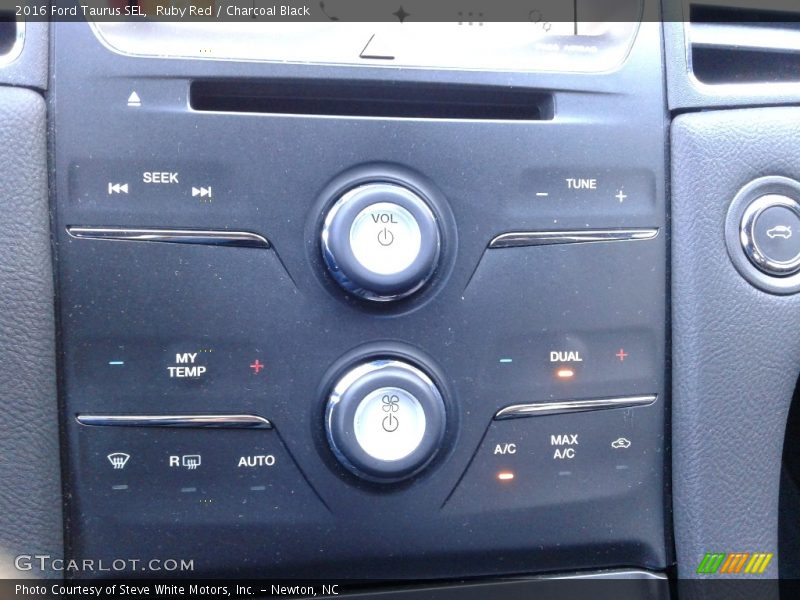 Ruby Red / Charcoal Black 2016 Ford Taurus SEL