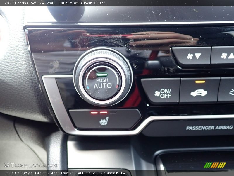 Platinum White Pearl / Black 2020 Honda CR-V EX-L AWD
