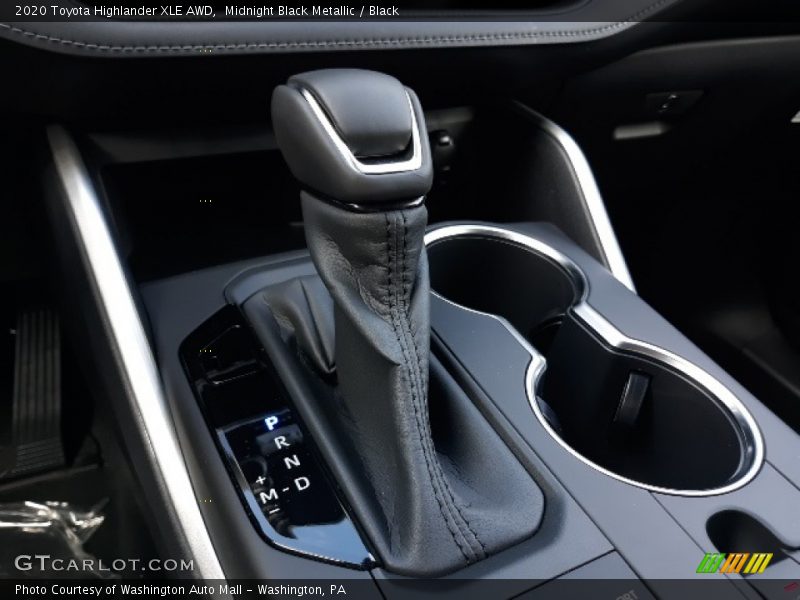 Midnight Black Metallic / Black 2020 Toyota Highlander XLE AWD