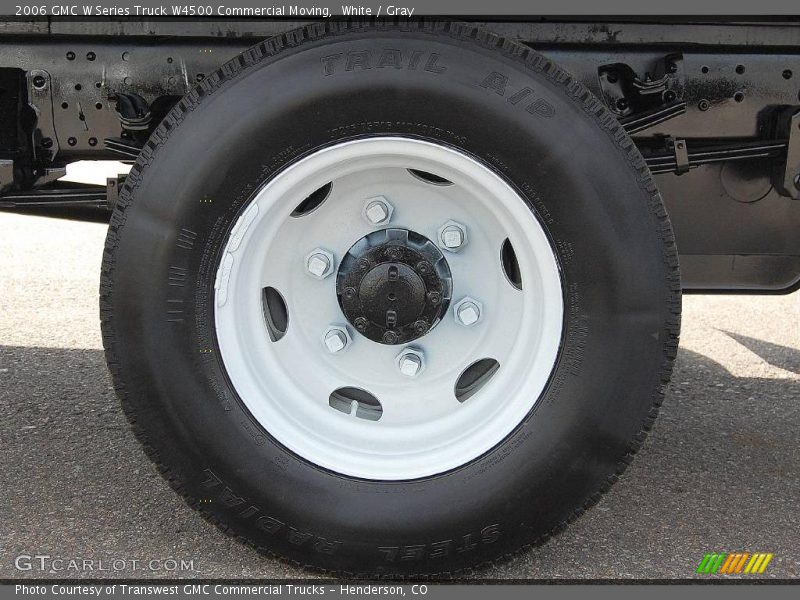 White / Gray 2006 GMC W Series Truck W4500 Commercial Moving
